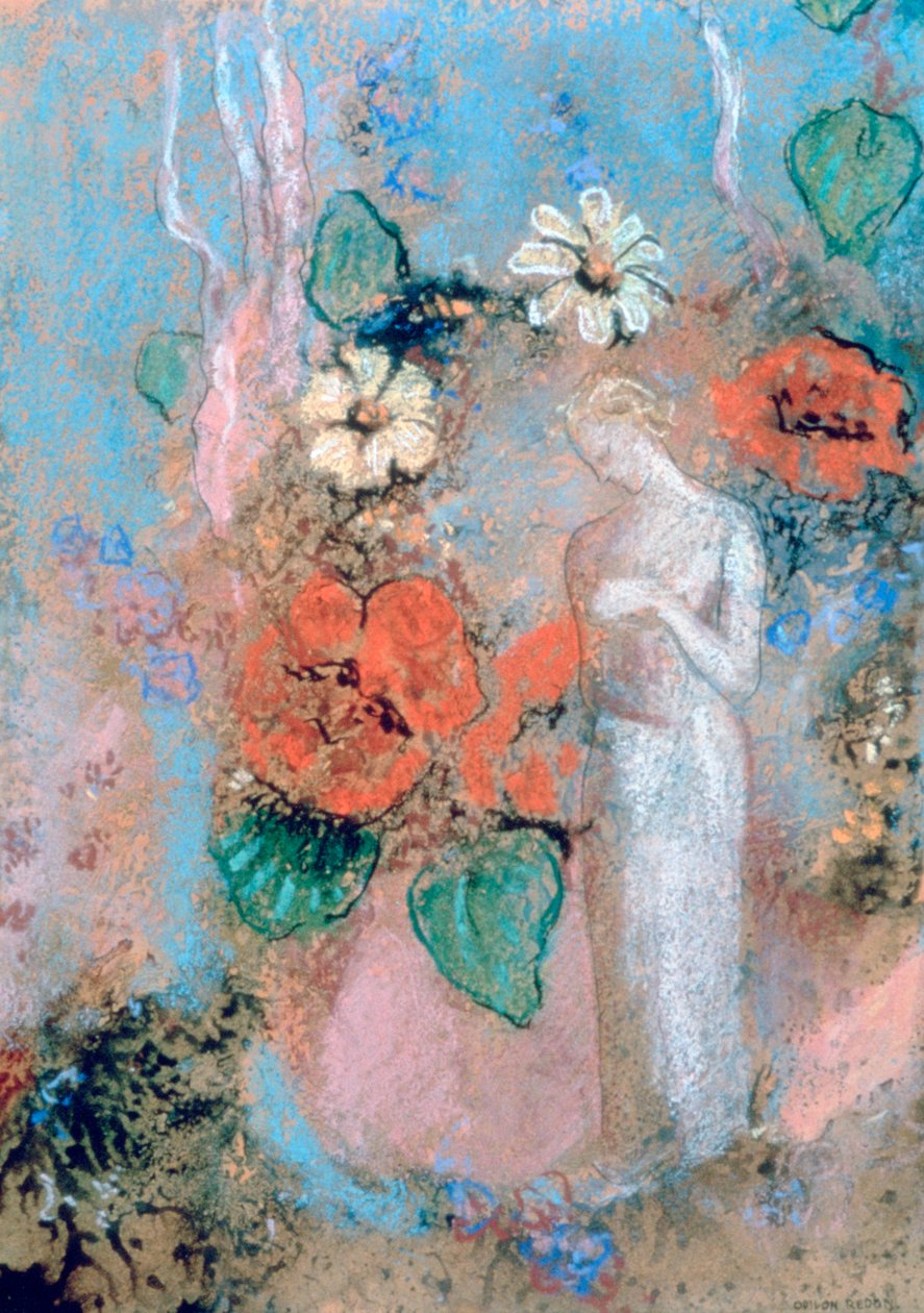 Pandora, 1860-1916 tekijältä Odilon Redon