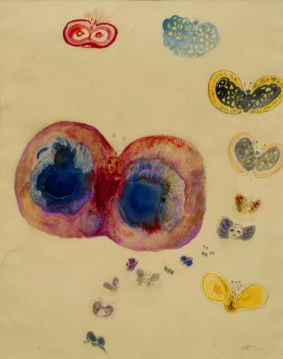 Papillonit tekijältä Odilon Redon