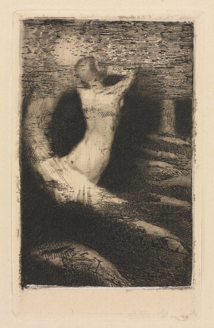 Passage of a Soul, 1891, painettu 1920. tekijältä Odilon Redon