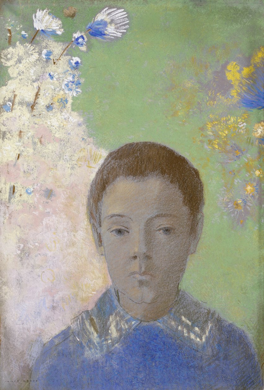 Kuningas Redonin muotokuva, n. 1898 tekijältä Odilon Redon