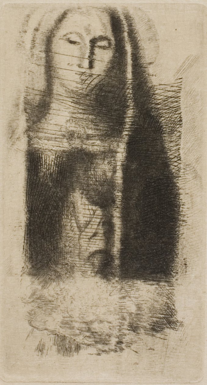 Prinsessa Maleine (Pikku Madonna) tekijältä Odilon Redon