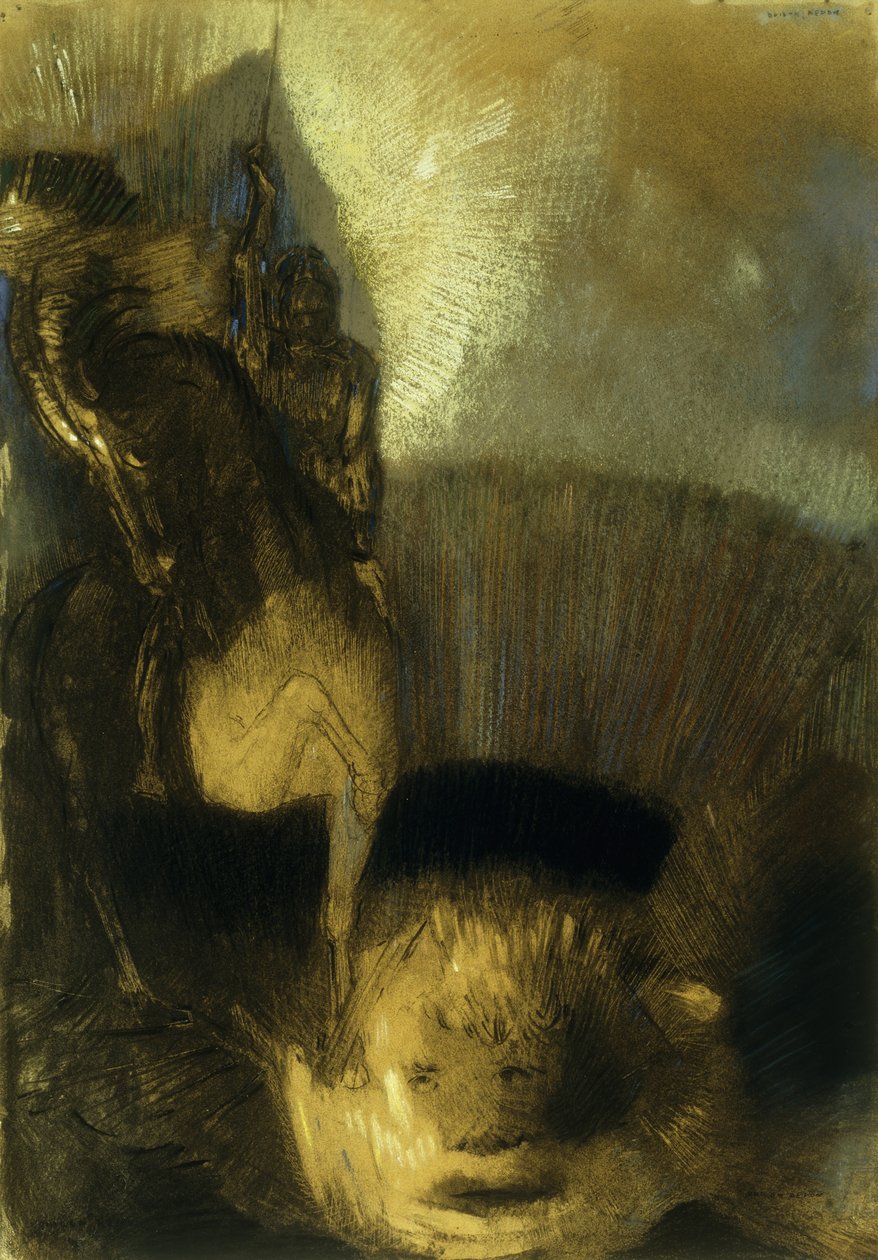 Pyhä Yrjö, n. 1905 tekijältä Odilon Redon