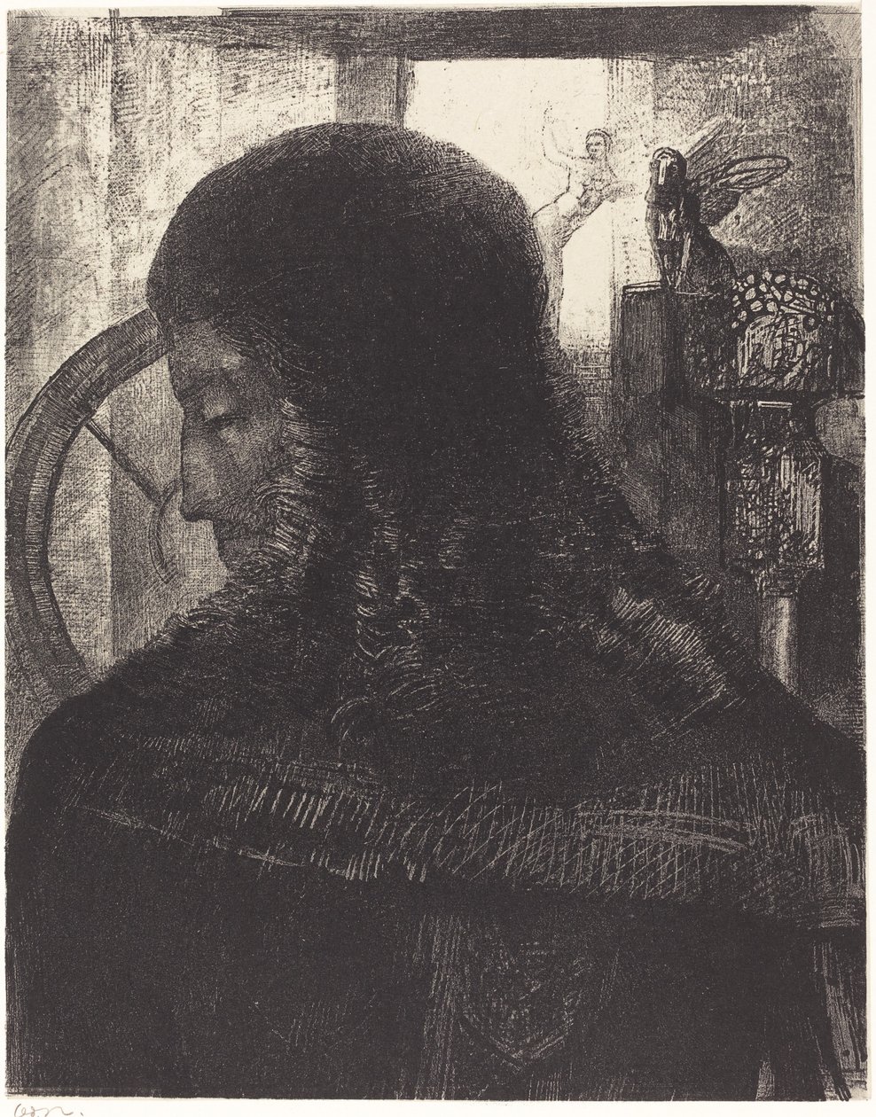 Vieux Chevalier (Vanha ritari) tekijältä Odilon Redon