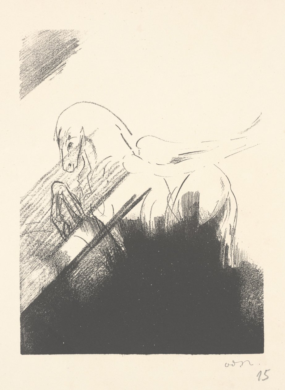 Siivekäs hevonen tekijältä Odilon Redon