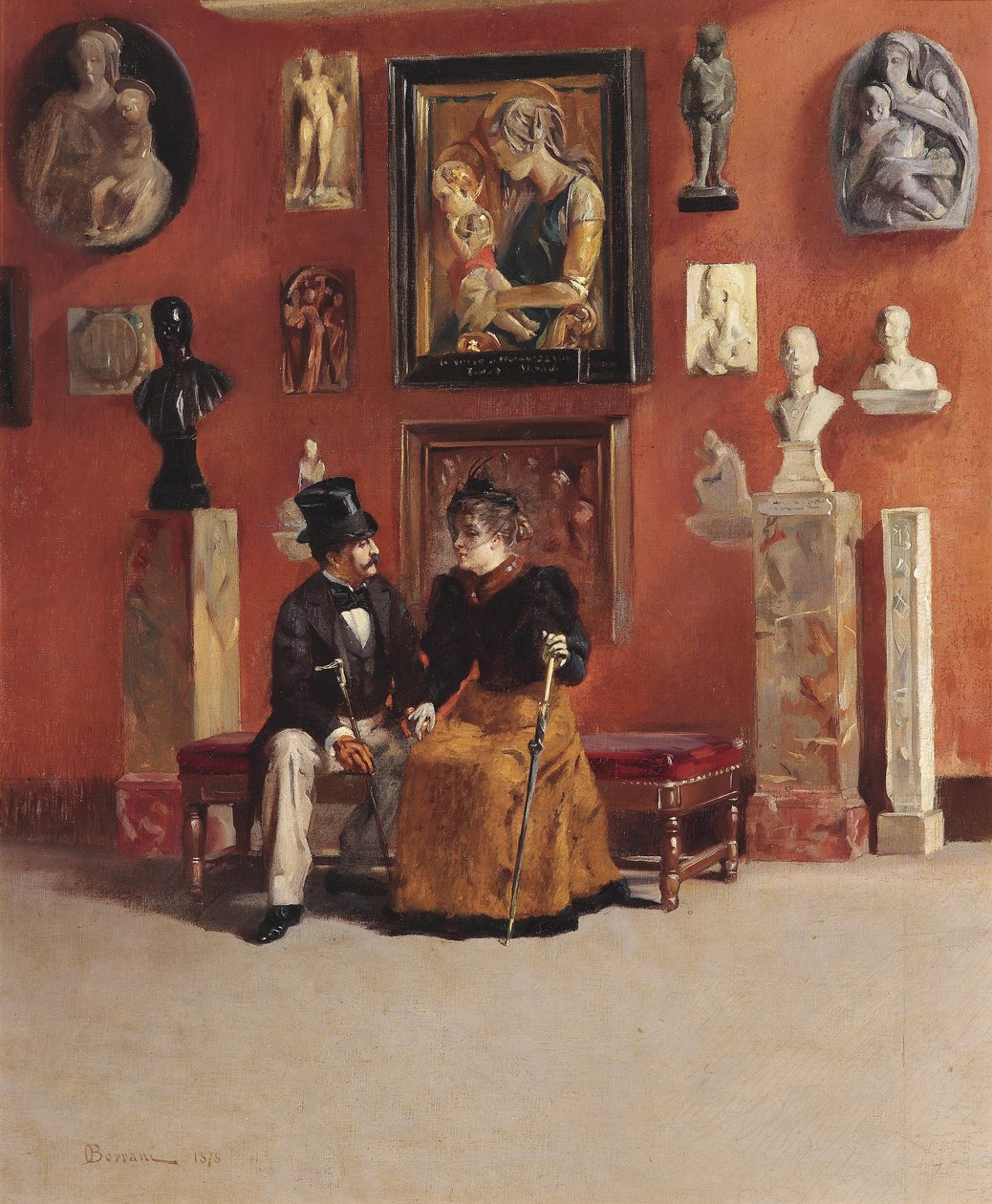 Rendezvous in Uffizien tekijältä Odoardo Borrani