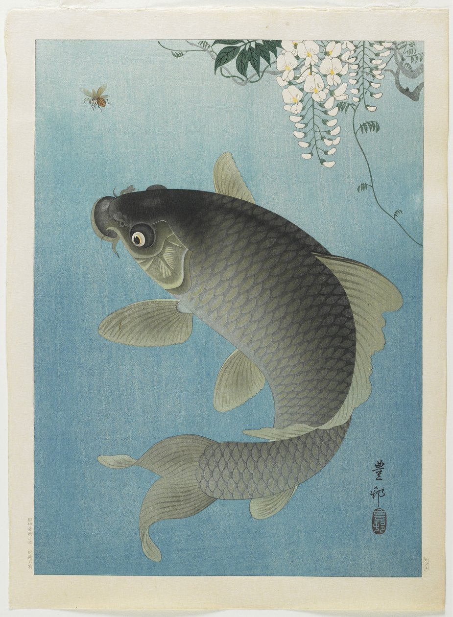 Karpin hyppiminen, 1930-luku tekijältä Ohara Koson
