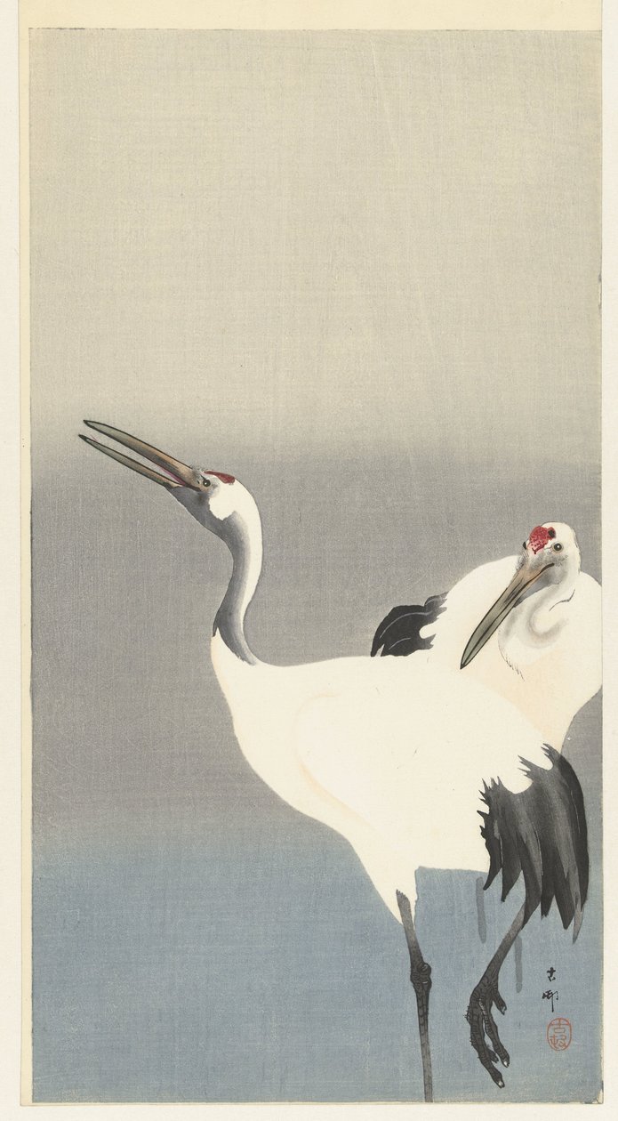 Kaksi nosturia tekijältä Ohara Koson