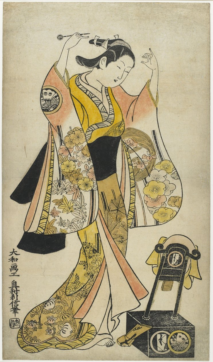 Sanjo _ Kantaro _ Good As Ya Oshichi, 1718 tekijältä Okumura Toshinobu