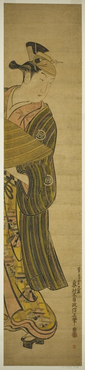 Tea Ac ja r Sanogawa Ichimatsu sijoitus tekijältä Okumura Masanobu