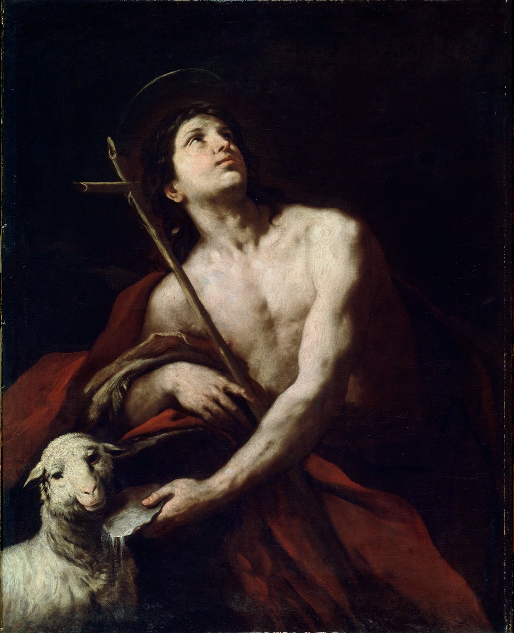 "Pyhä Johannes Kastaja", 1600-luku. tekijältä Orazio Ferraro