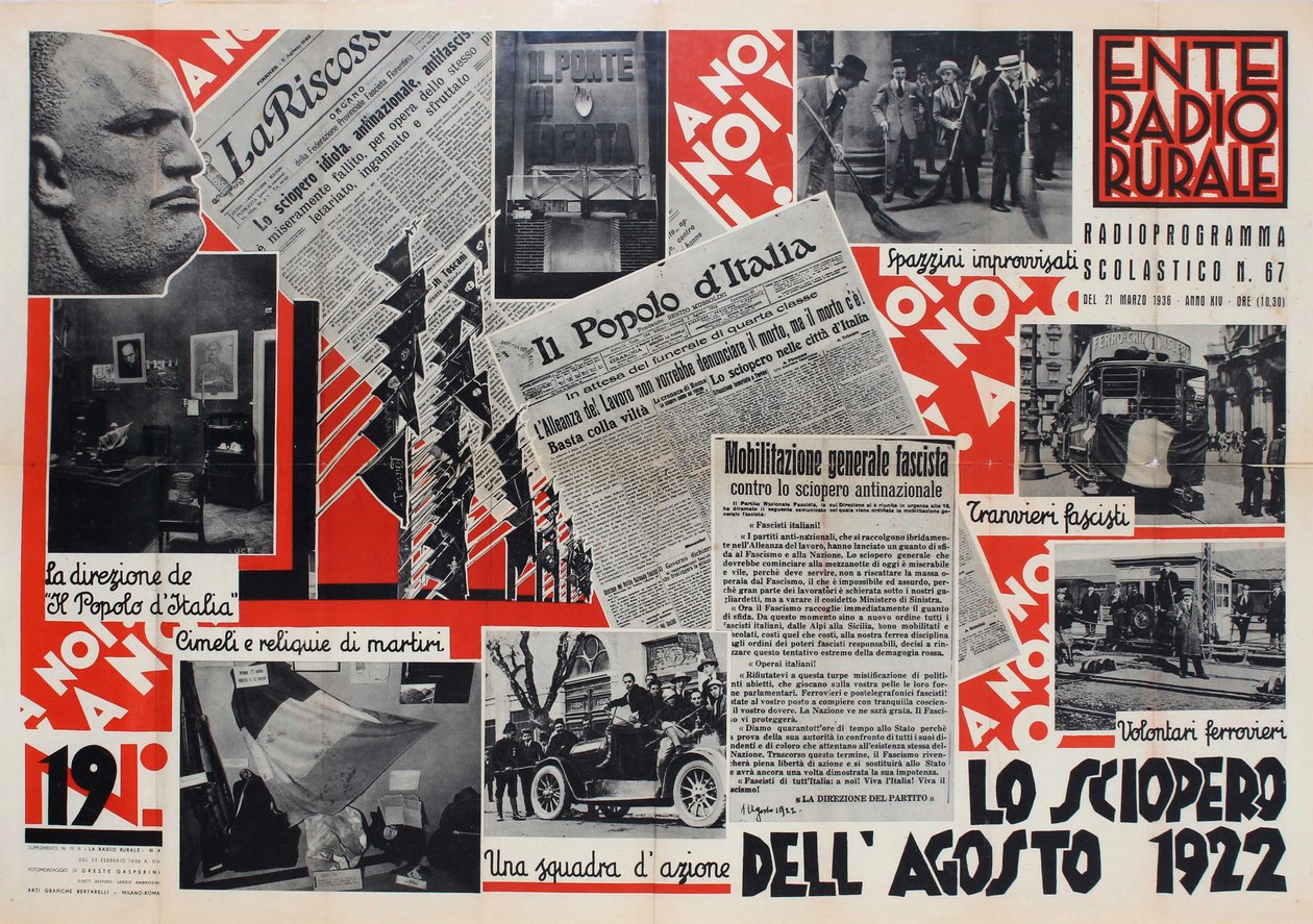 Rural Radio Authority Radioprogramma Scholastico N.67, 1936. tekijältä Oreste Gasperini