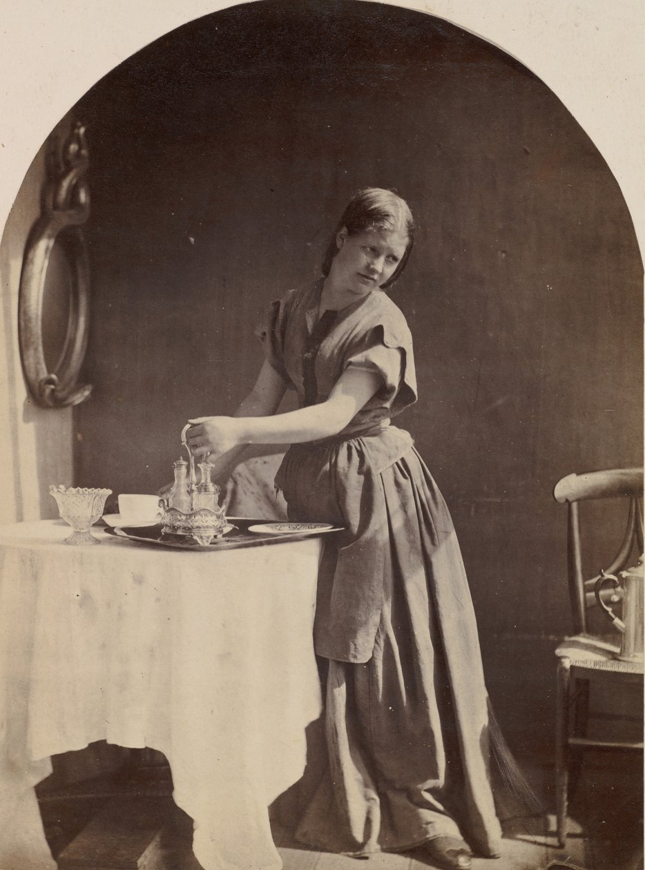Englantilaista muotia aamiaisella, n. 1860. tekijältä Oscar Gustav Rejlander