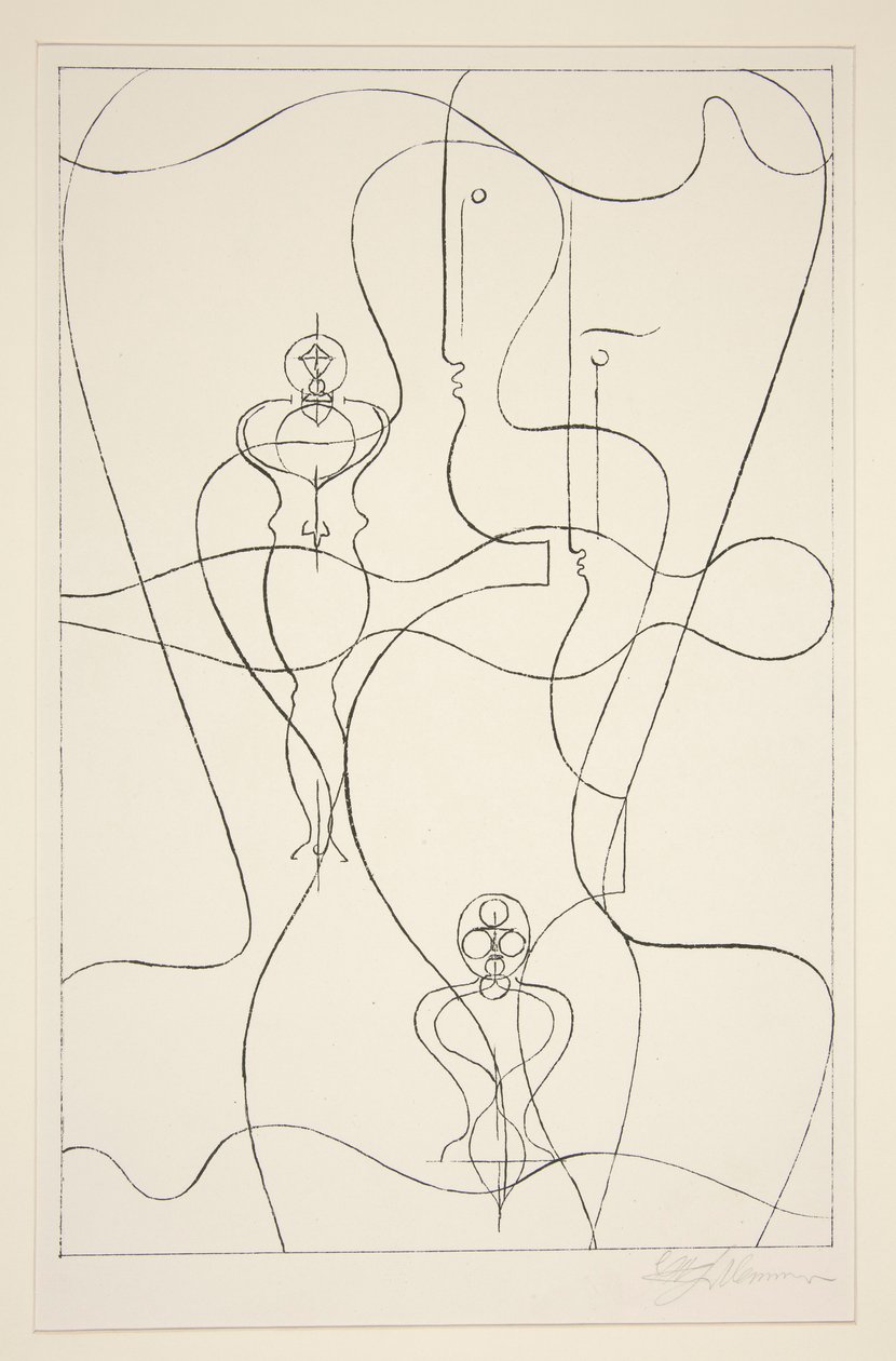 Abstraktio tekijältä Oskar Schlemmer