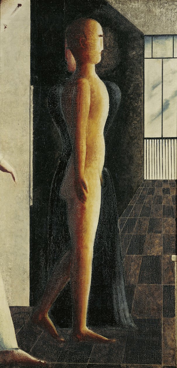 Alaston, nainen ja tulossa, 1925. tekijältä Oskar Schlemmer