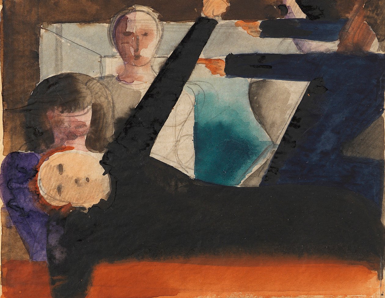 Dialogisyyte, noin 1924-1925. tekijältä Oskar Schlemmer
