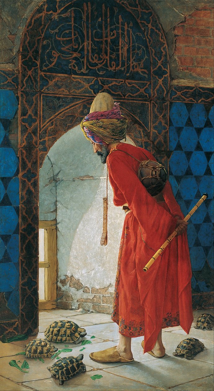 Kilpikonnavalmentaja tekijältä Osman Hamdi Bey