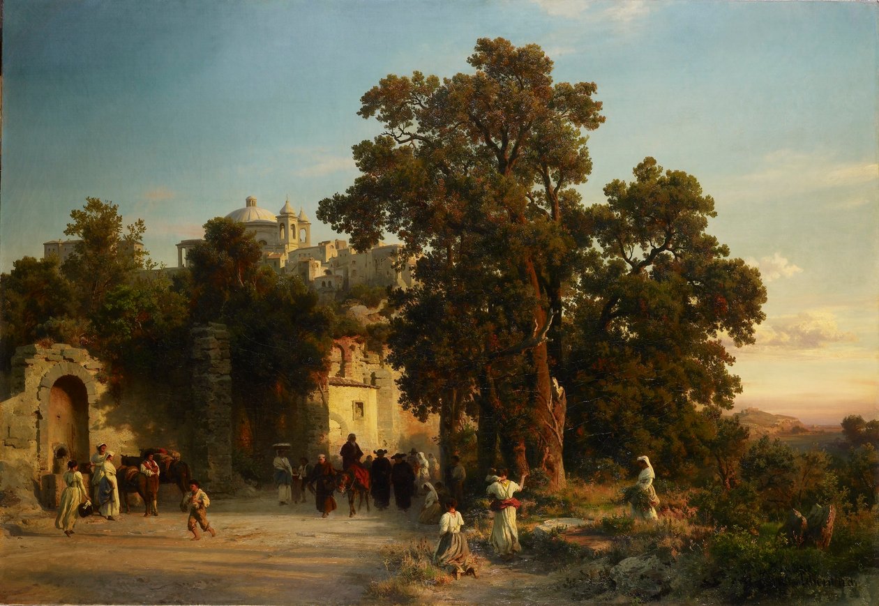 Ilta tekijältä Oswald Achenbach