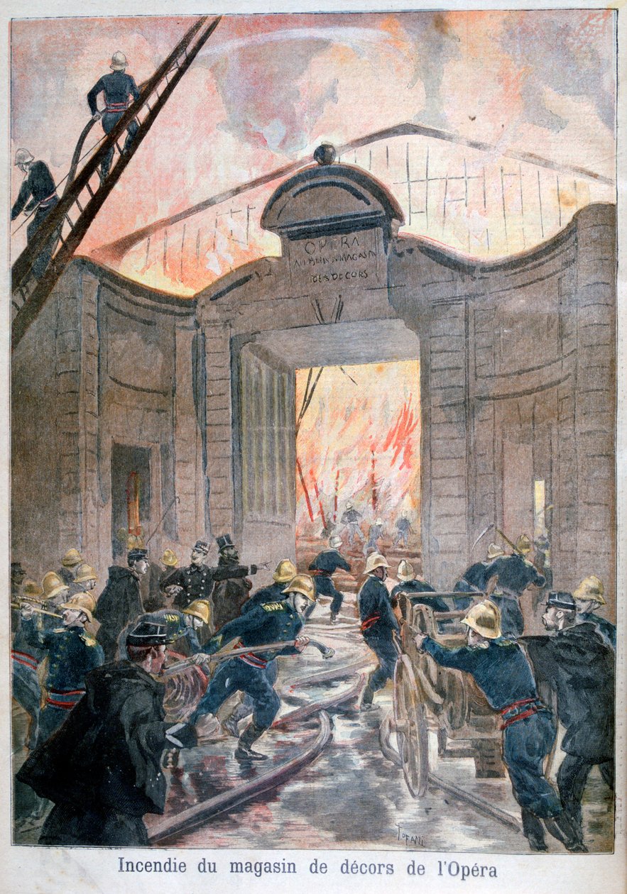 Tuli oopperassa, Pariisi, 1894 tekijältä Oswaldo Tofani