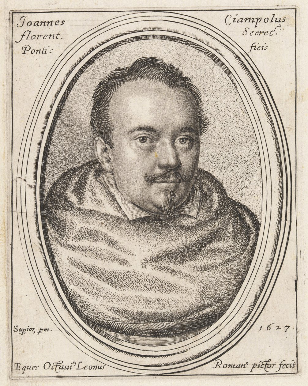 Giovanni Ciampoli, paavin sihteeri tekijältä Ottavio Leoni