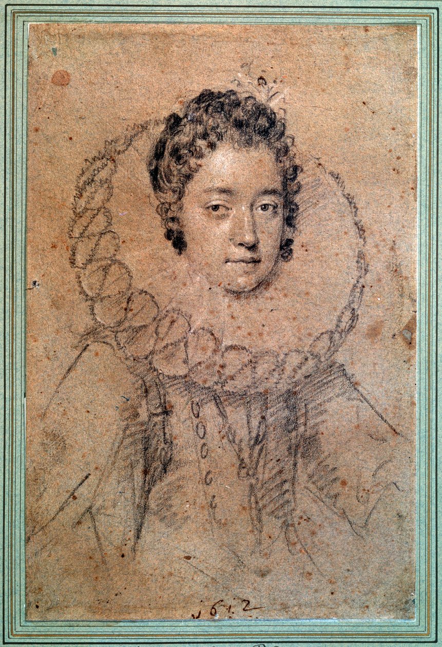 Naisen muotokuva, 1612. tekijältä Ottavio Mario Leoni