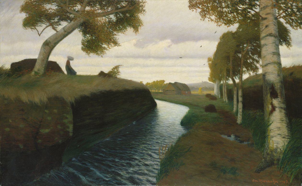 Kanava Moorlandissa, 1903 tekijältä Otto Modersohn