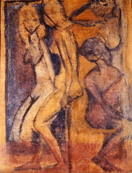 Kolme tyttöä, 1922 (katso kohta 274039) tekijältä Otto Mueller