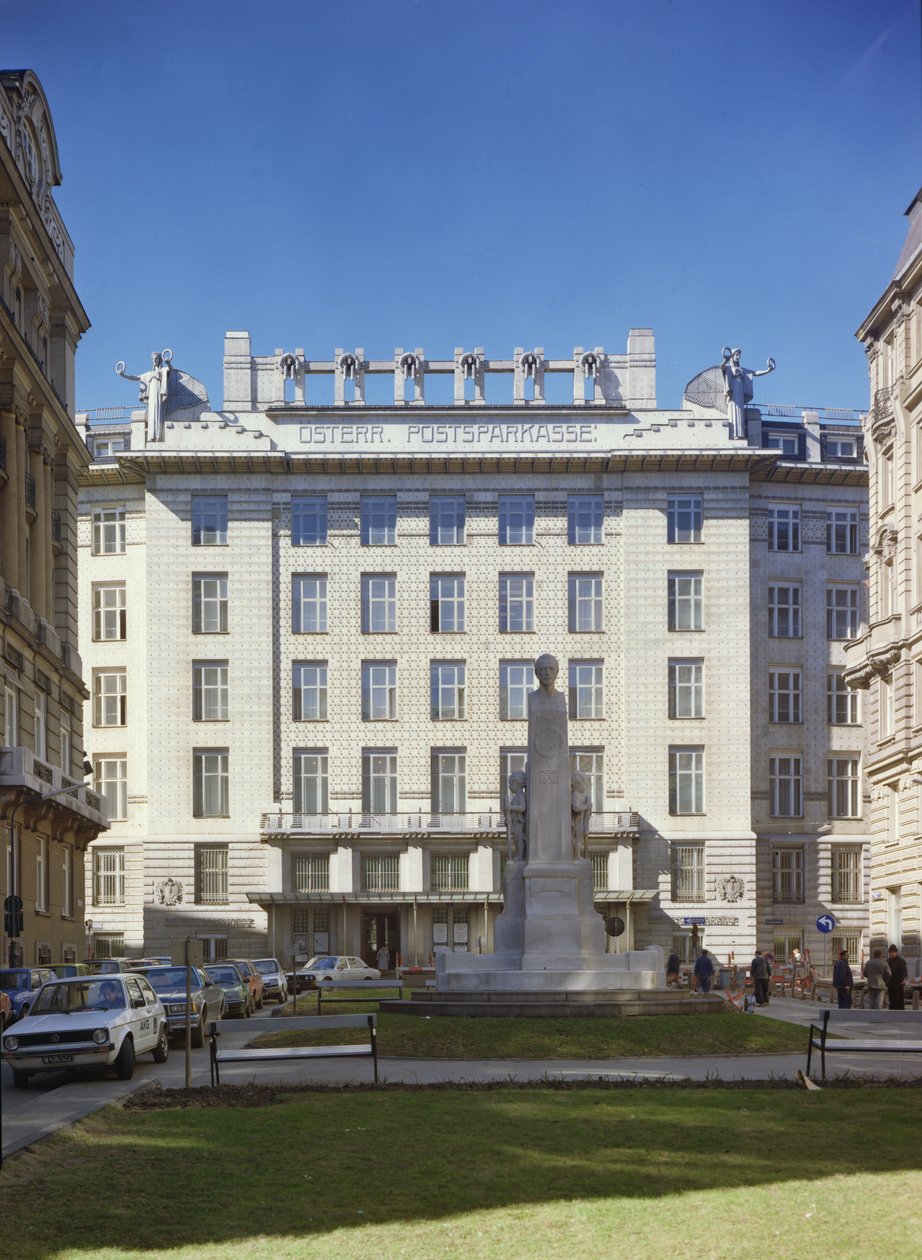 Postin säästöpankki, 1904-06 tekijältä Otto Wagner