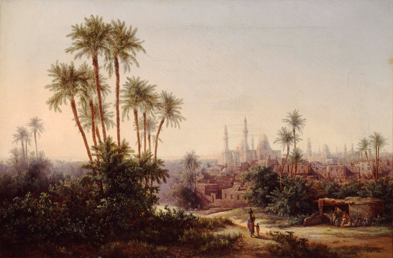 Näkymä Kairosta, 1867. tekijältä Otto Georgi