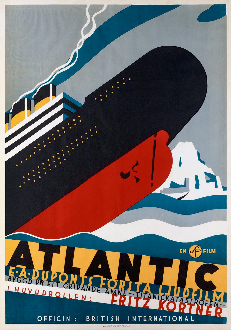 Atlantin valtameri, 1930 tekijältä Otto Gustaf Carlsund