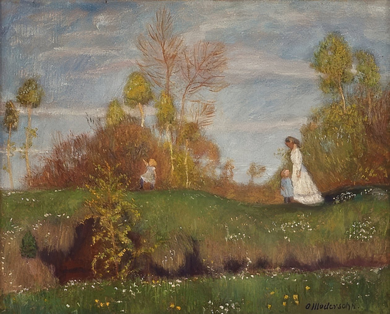 Kesä nummissa tekijältä Otto Modersohn