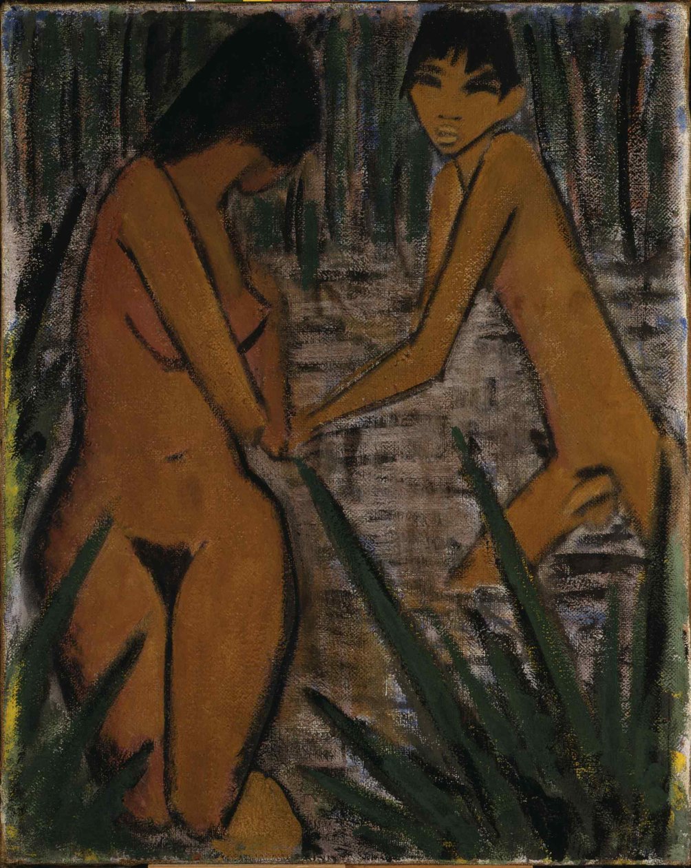 Uimarit, c. 1920. tekijältä Otto Mueller