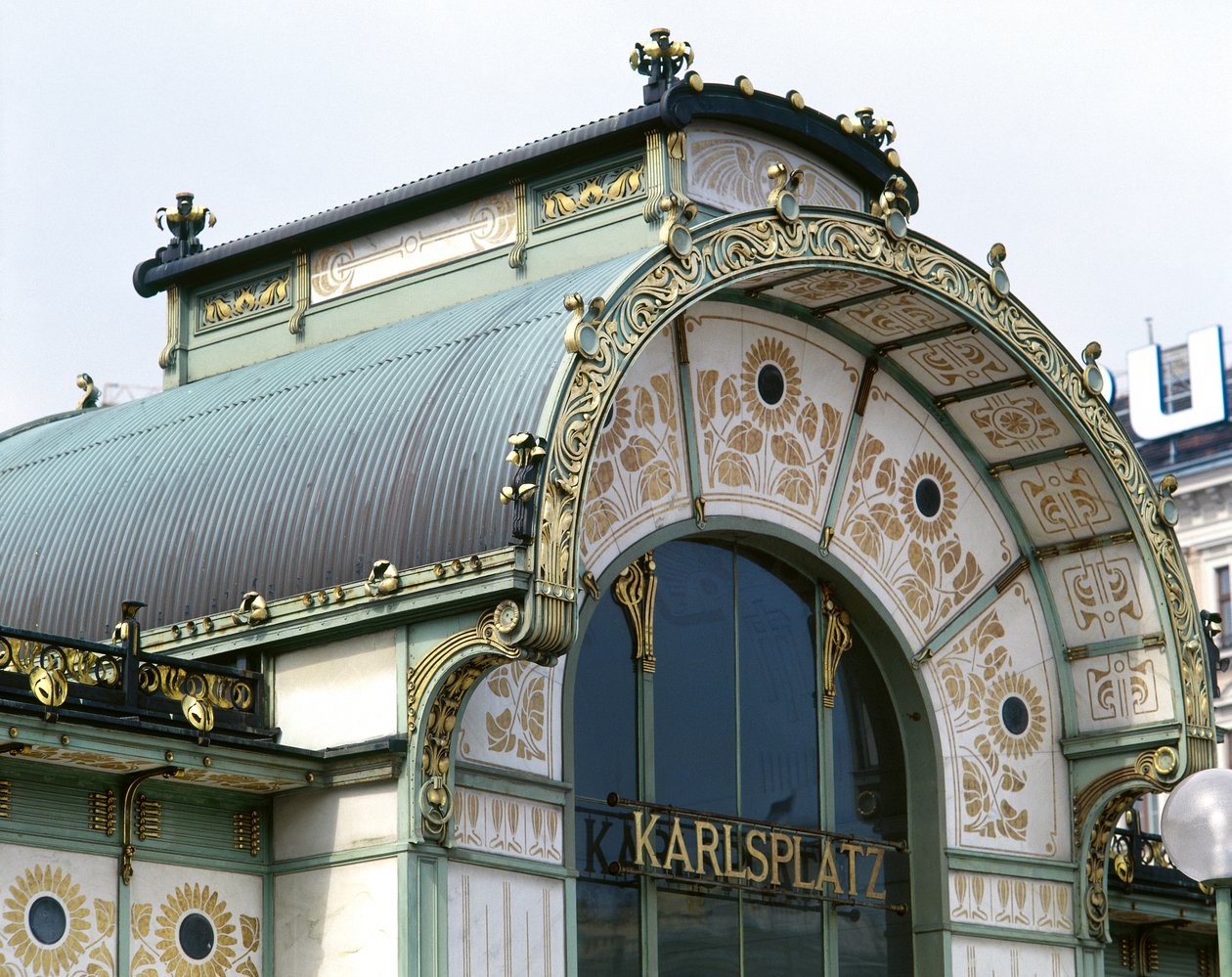 Otto Wagner -paviljonki Karlsplatzilla tekijältä Otto Wagner