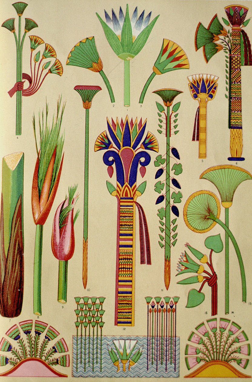 Egyptiläinen ornamentti teoksesta 