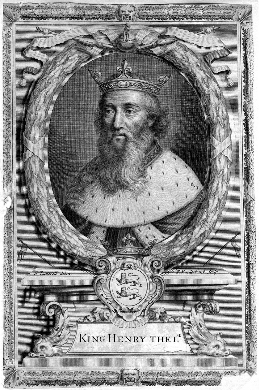 Henrik I, Englannin kuningas. tekijältä P. Vanderbanck