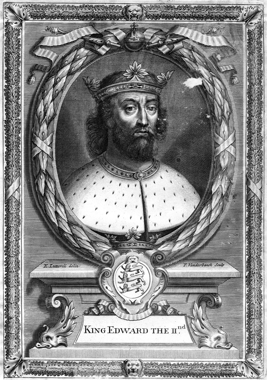 Englannin kuningas Edward II, 1600-luku. tekijältä P. Vanderbanck
