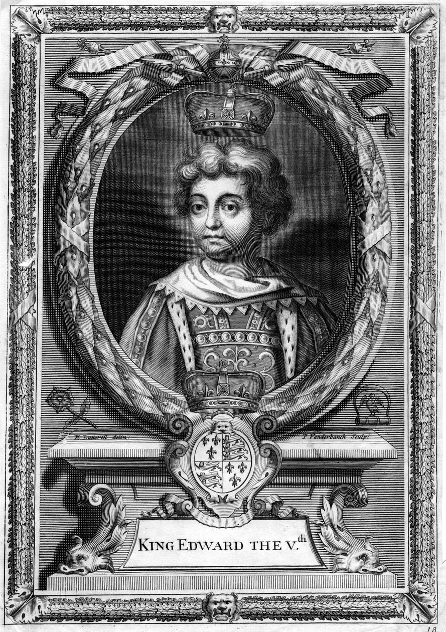 Englannin kuningas Edward V, 1470-1483. tekijältä P. Vanderbanck