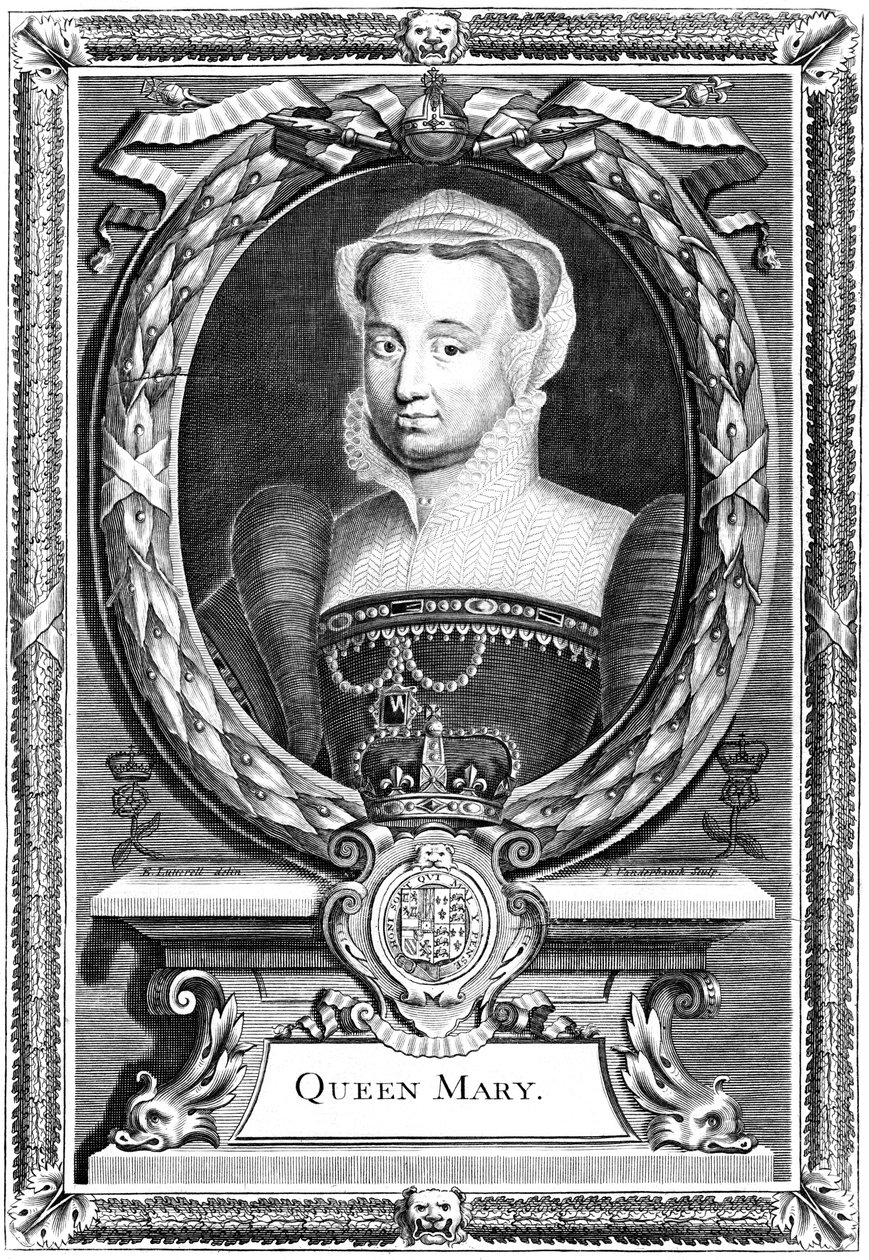 Englannin kuningatar Maria I, 1800-luku tekijältä P. Vanderbanck