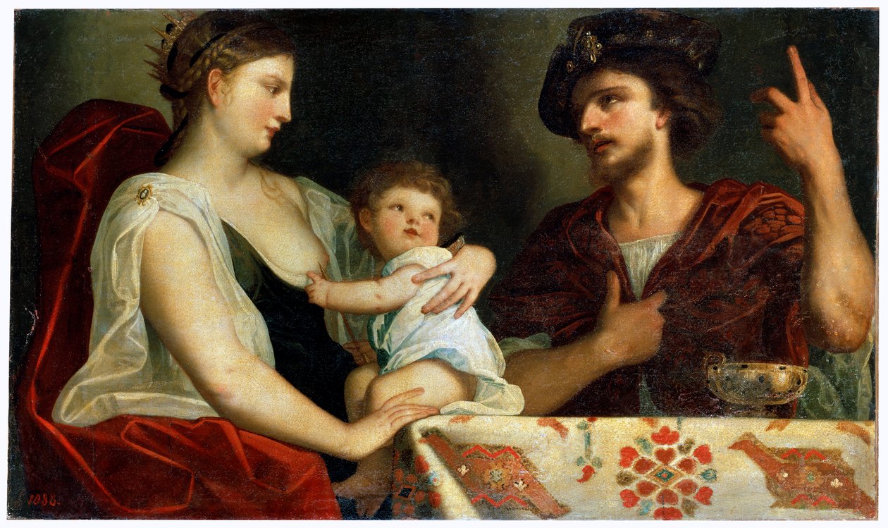 "Eumenes ja Roxana", 1600-luku tekijältä Padovanino