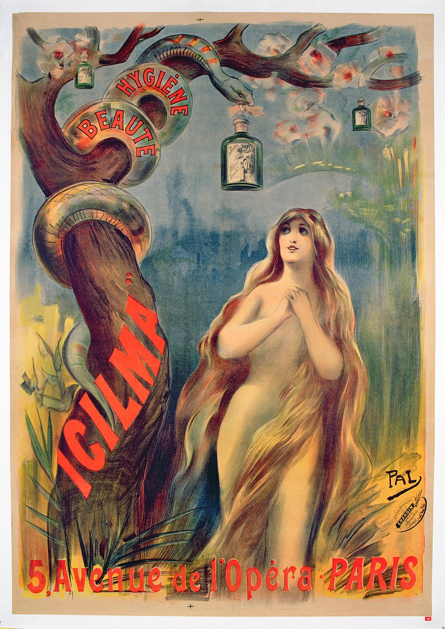 Mainosjuliste "Icilma, 5, avenue de l