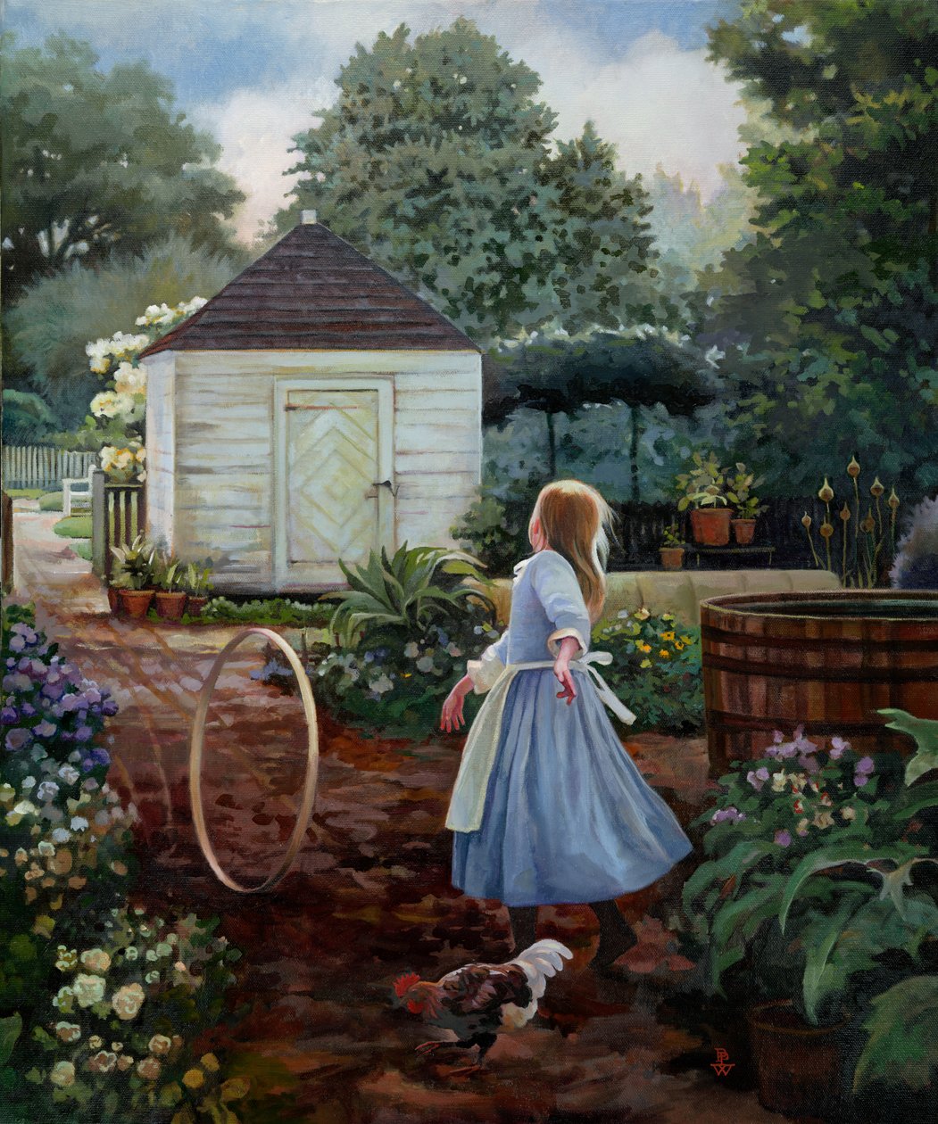 Vapaus, 2009 (öljy kankaalle) tekijältä Pamela Patrick White