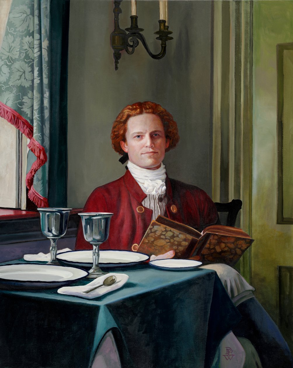 Jefferson, 2005 (öljy kankaalle) tekijältä Pamela Patrick White
