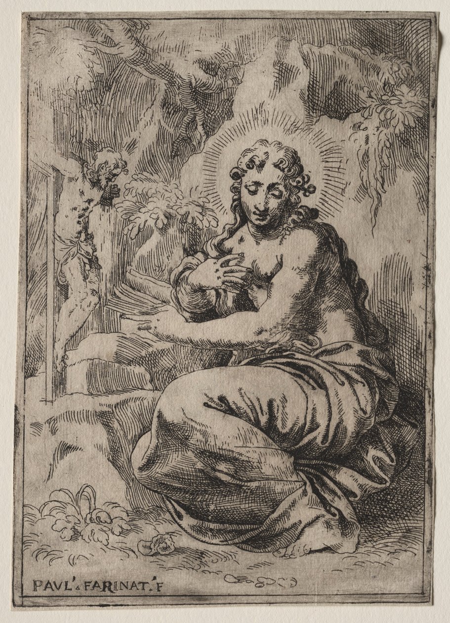 Magdalena, 1500-luvun loppu. tekijältä Paolo Farinati