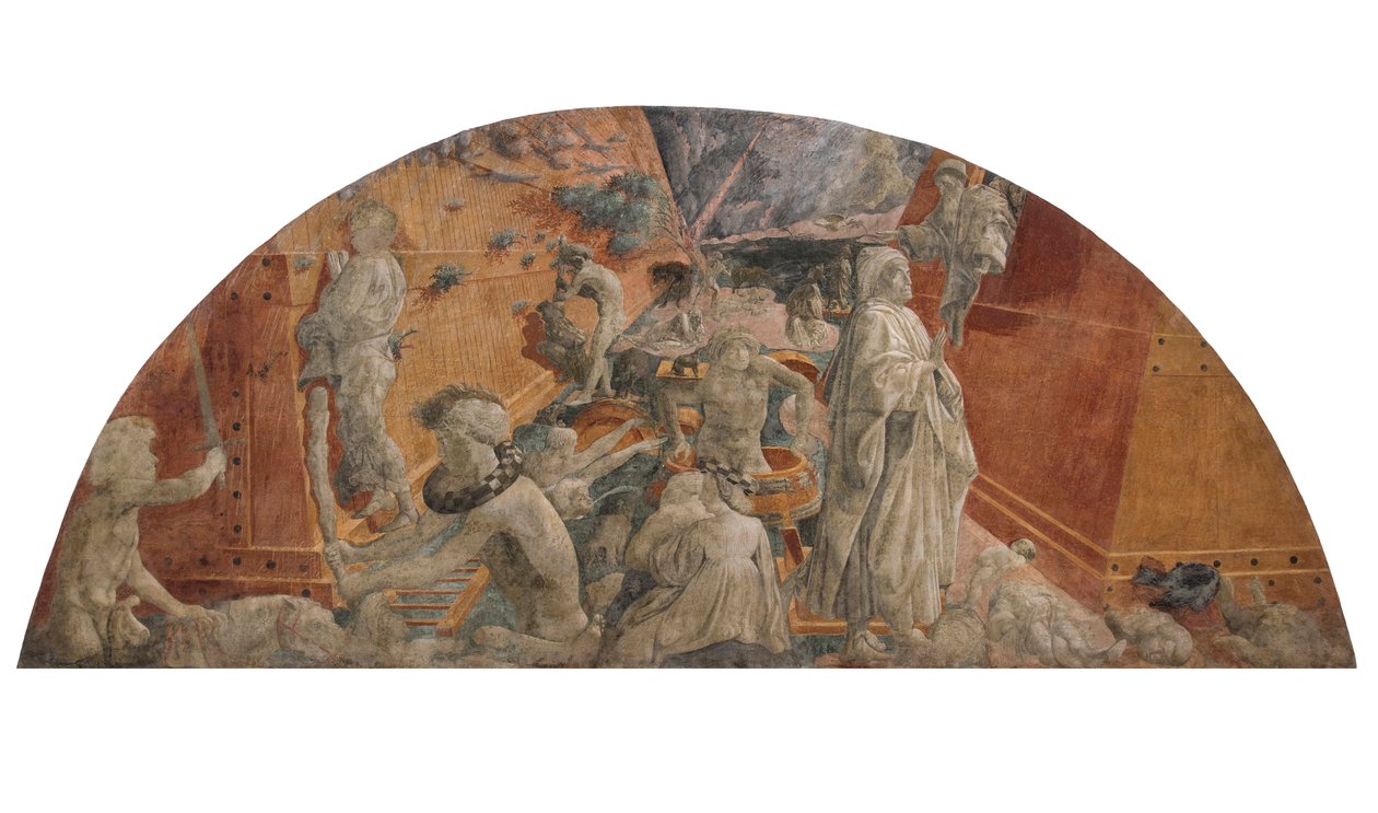 The Flood and Waters Subsiding, c. 1440. tekijältä Paolo Uccello