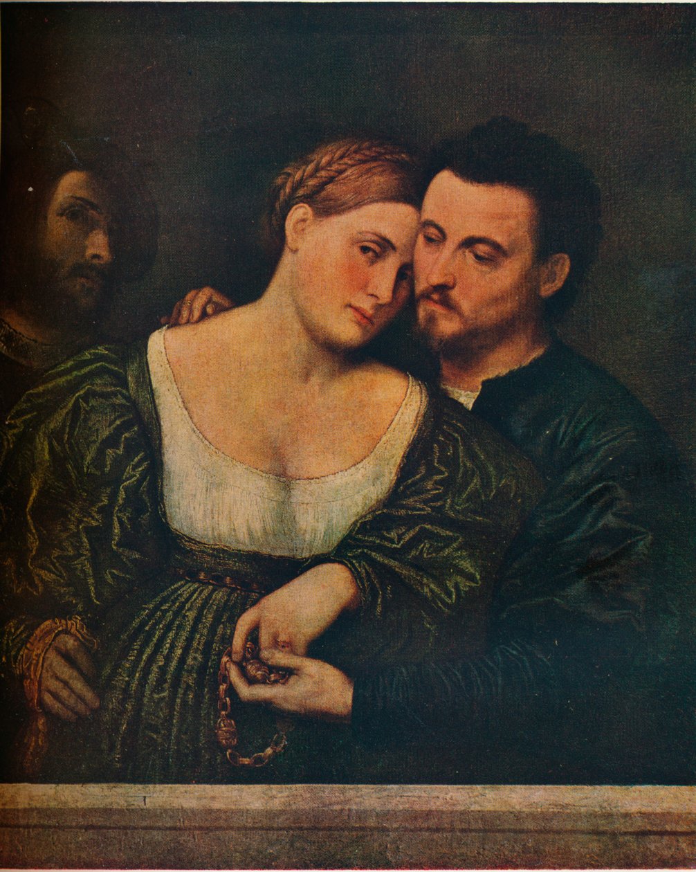 Venetsialaiset rakastajat, 1525-1530, 1930. tekijältä Paris Bordone