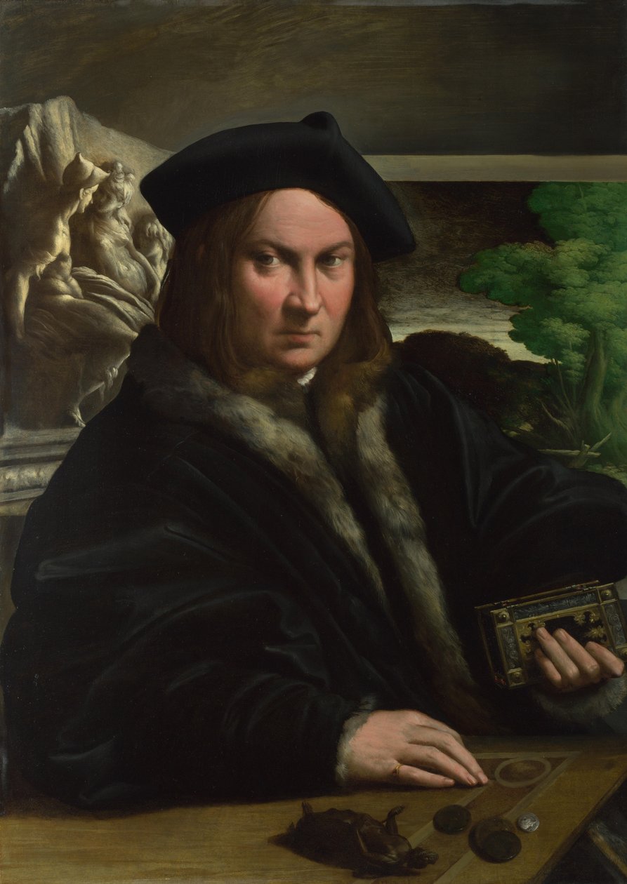 Keräilijän muotokuva, c. 1523. tekijältä Parmigianino