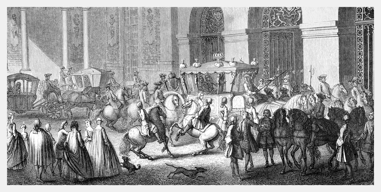 Suurlähettilään vastaanotto Versailles