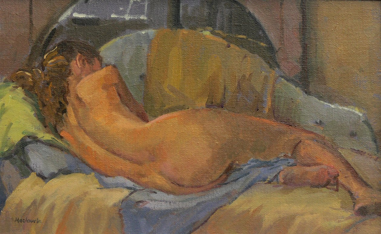 Nude leposohvalla, 2009 (öljy sohvalla) tekijältä Pat Maclaurin
