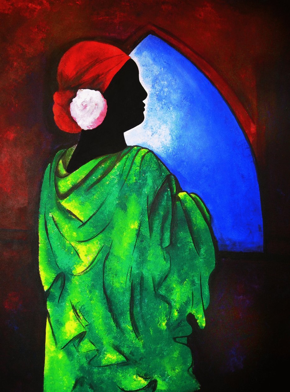 Camelia Rose, 2008 (akryyli kankaalle) tekijältä Patricia Brintle