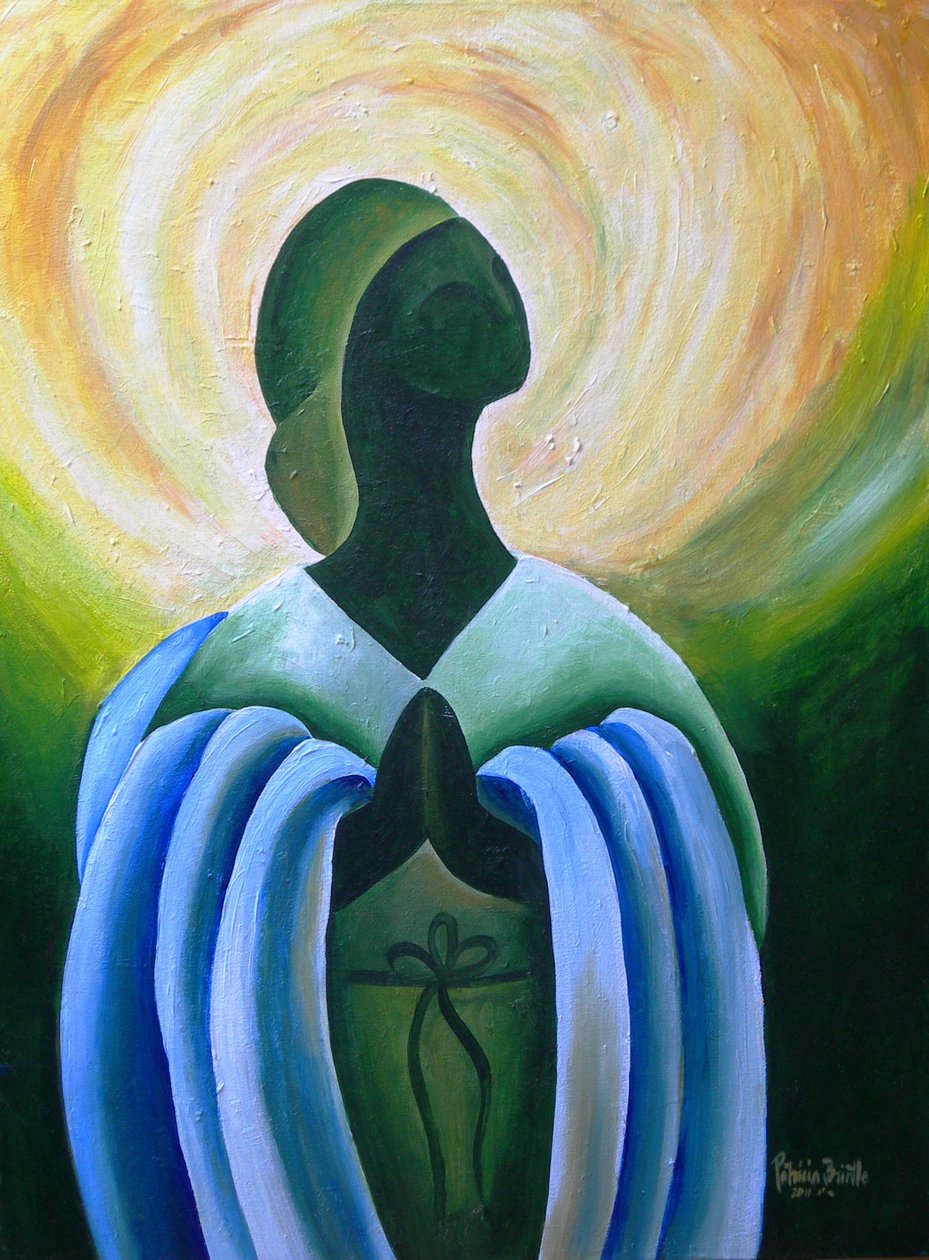 Divine Grace, 2011 (akryyli kankaalle) tekijältä Patricia Brintle