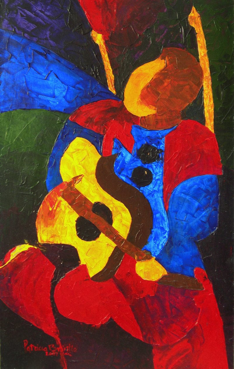 Juan, 2008 (akryyli masoniitille) tekijältä Patricia Brintle